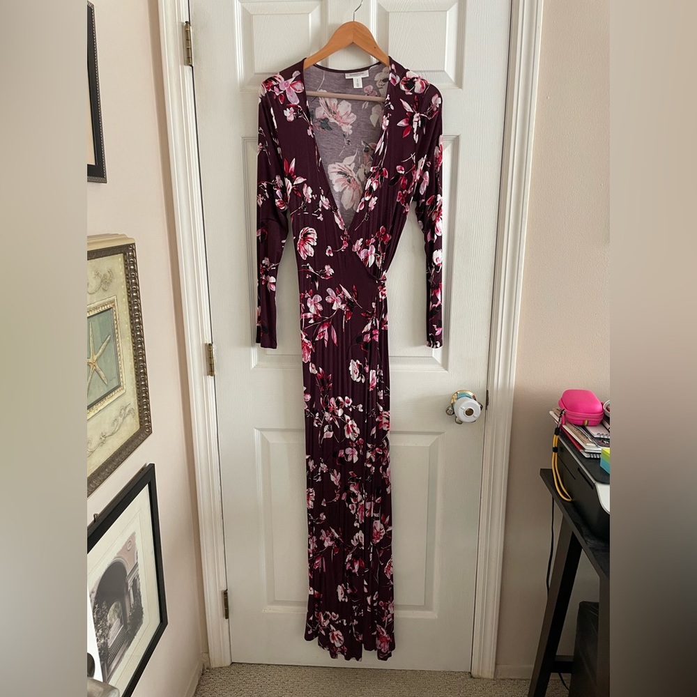 Motherhood Maternity Wrap Dress